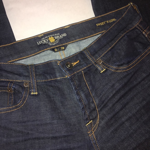 LUCKY BRAND JEANS Sweet'N'Low 8/29 Dark 7W11169 - Picture 4 of 6